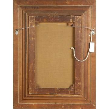 Charles Paul Gruppe (American, 1860-1940) Dutch Girl Knitting