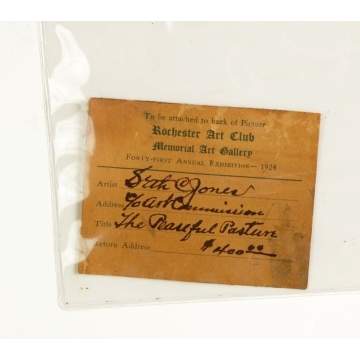 Seth C. Jones (Rochester, NY, 1853-1932)"The Peaceful Pasture"