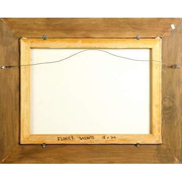 Wilson Chu (Chinese, B. 1946), "Flower Baskets"