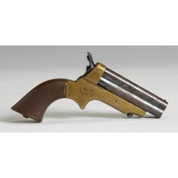 C. Sharps & Co., Philadelphia, PA, 4 Barrel Pistol w/Brass Frame
