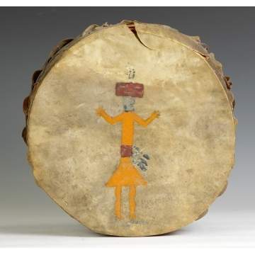 Native American Decorated Drum
