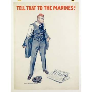 4 WWI Marine Posters