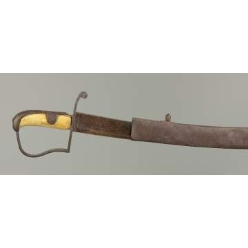 Late 18th/Early 19th Cent Bone Handled Sword