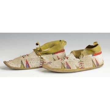 Beaded Cheyenne Moccasins