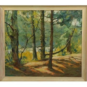 Angelo Charlie Scibetta (Buffalo, NY, 1904-1989) Landscape
