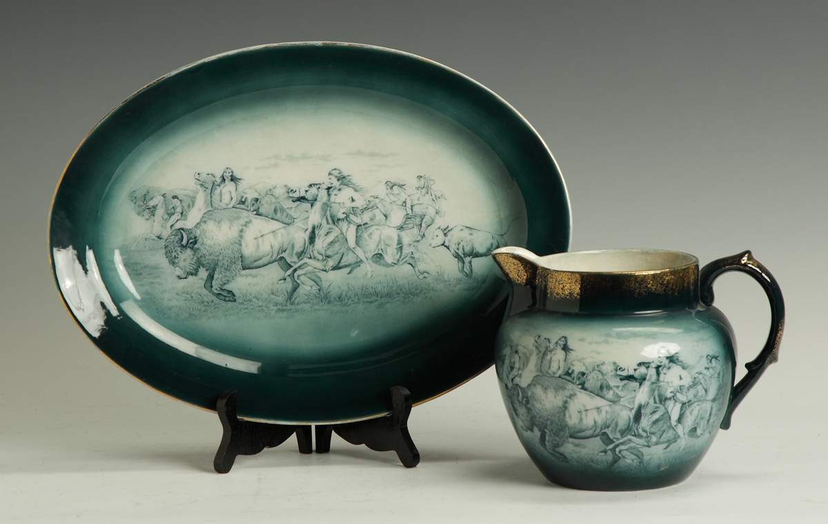 Buffalo Pottery 鉢カバー　バッファロー陶器　アメリカ Buffalo Pottery 鉢カバー バッファロー陶器 アメリカ Buffalo