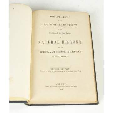 NY State Cabinet of Natural History Book