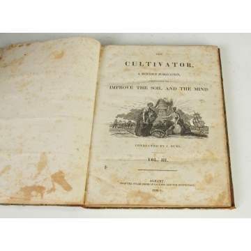 "Domestic Medicine" & "The Cultivator" Books