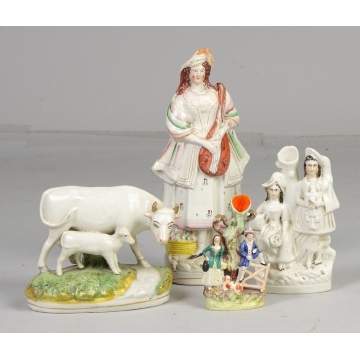 4 Pcs. Staffordshire