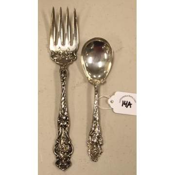 Sterling Serving Fork & Spoon