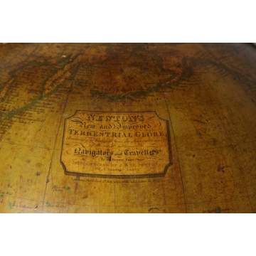 A Pair of Newton's Terrestrial & Celestial Globes on Stands