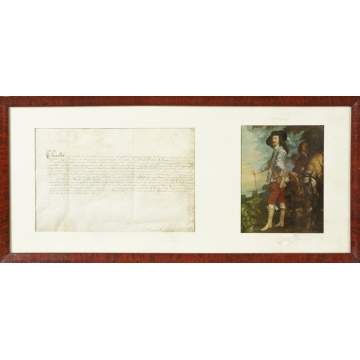 Sgn. King Charles I Document