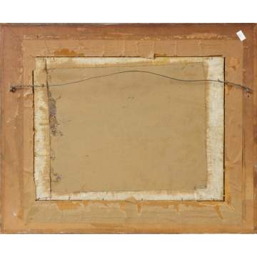 George Matthew Bruestle (American, 1871-1939) Landscape w/Barn