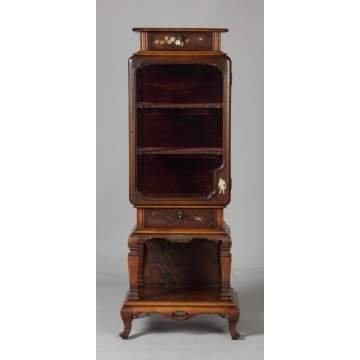 Oriental Hardwood Cabinet