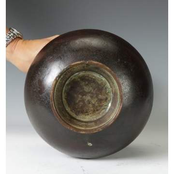 Chinese Bronze Vase with Lug Handles