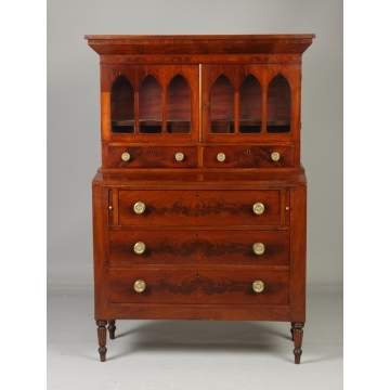 Sheraton Mahogany Ladies 2-Pc. Secretary
