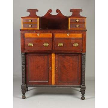 Early Country Sheraton Side Cabinet