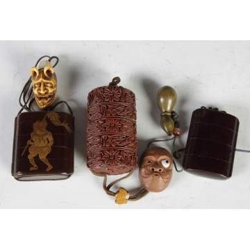 3 Japanese Inro