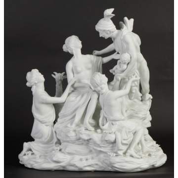 Parian Bisque Figural Group of Gods of Olympus