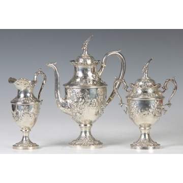 Jacobi & Jenkins Sterling Silver 3-Pc. Tea Set