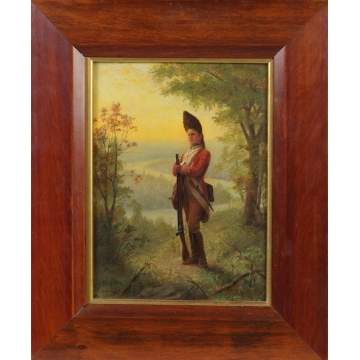 Julian Scott (American, 1846-1901) Revolutionary War Soldier 