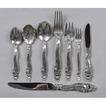 Gorham Sterling Silver Flatware Set 