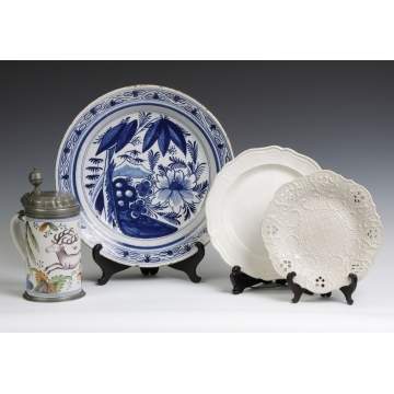 Delft & Salt Glazed Plates