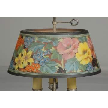 Pairpoint Reverse Painted Lamp with Flowers