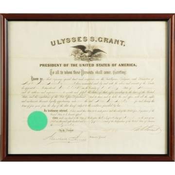 Sgn. Ulysses S. Grant Document