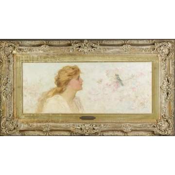 Frederick Stuart Church (American, 1842-1924) "A Spring Song"