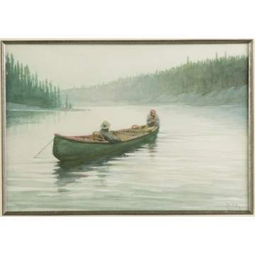 Thomas Aquinas Daly (American, B. 1937) "Bon Monche"