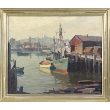 Emile Gruppe (American, 1896â€“1978) "Evening Gloucester"