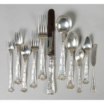 Tiffany & Co. Sterling Silver Flatware Set - Wave Edge 