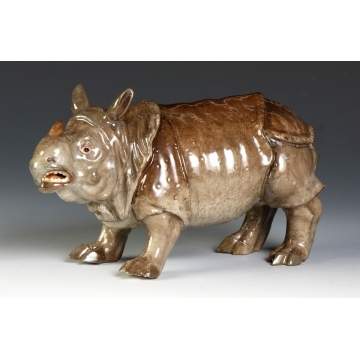 Meissen Porcelain Rhinocerous 