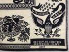 Betsy Curtiss Jefferson Co., NY, 1847 Blue & White Coverlet