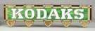 Kodaks Leaded Glass Store Sign