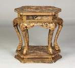 Carved, Lacquered & Gilded Table
