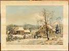Currier & Ives "New England Winter Scene"