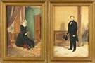 Two Early 19th Cent. Watercolor Portraits