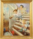 Rose Cecil Latham O'Neill  (1875 - 1944) Children playing