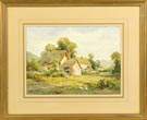 Two Sgn. Watercolors of Cottage scenes