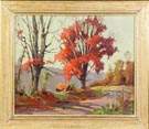 Walter Thomas Sacks (American, 1901-1961) "Autumn in Bristol"