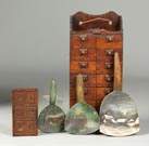 Sugar Maple Mold, Butter Paddles & Spice Cabinet