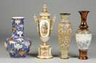Porcelain, Dresden & Doulton Vases