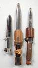3 German Daggers w/Scabbards