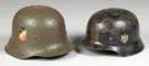 2 German Helmets