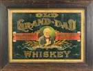 Paper Whiskey Advertising Sign