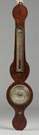 T. Spelzinil, London Mahogany Banjo Barometer