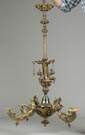Victorian 4 Arm Gas Chandelier