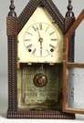 J. C. Brown, Forestville, CT, Ripple Front Steeple Shelf Clock